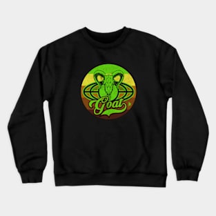 Greatest of All Time, Green Crewneck Sweatshirt